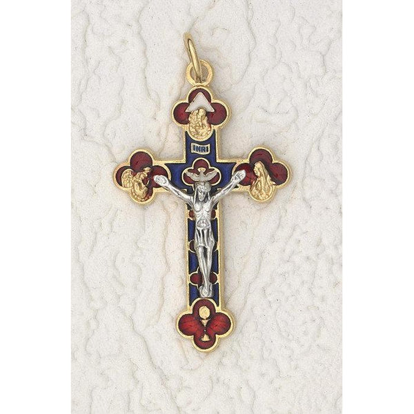 Lumen Mundi Enamel Cross Confirmation Keychain