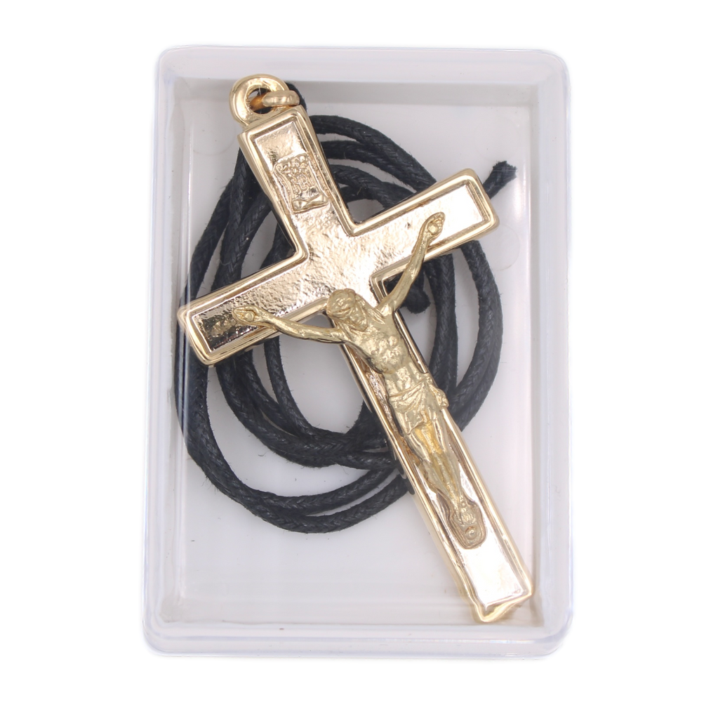 Gold Tone Crucifix with Gold Tone Corpus