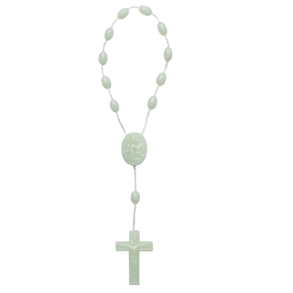 Glow-in-the-Dark Plastic One-Decade Rosary