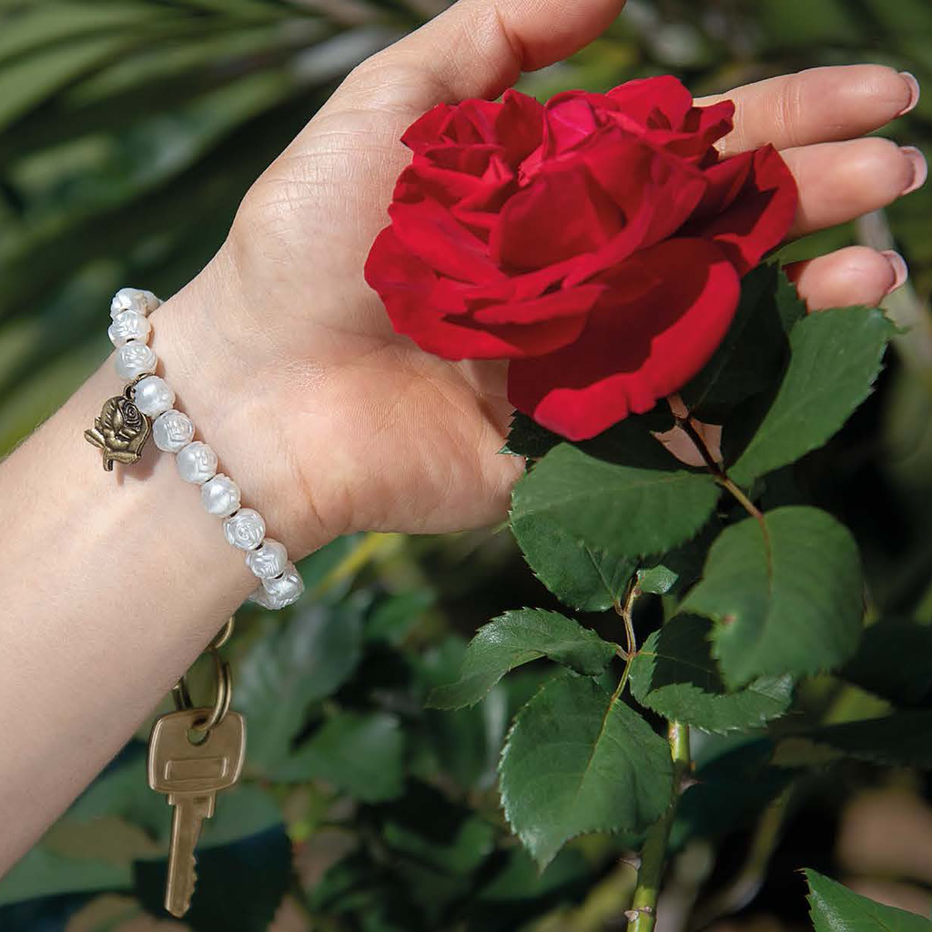 St. Therese Novena Keychain Bracelet