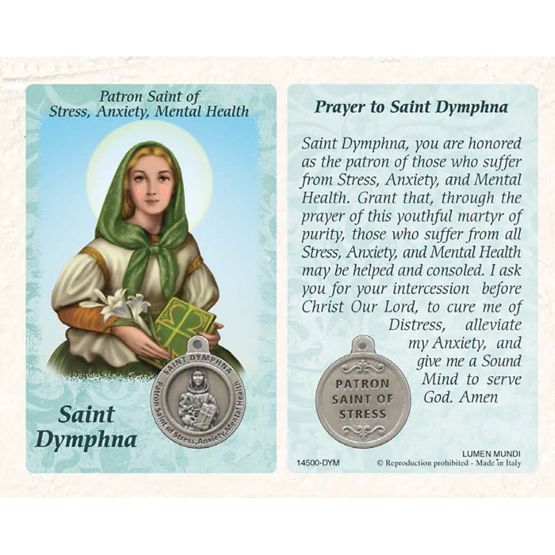 St Dymphna Patron Saint of Stress and Anxiety